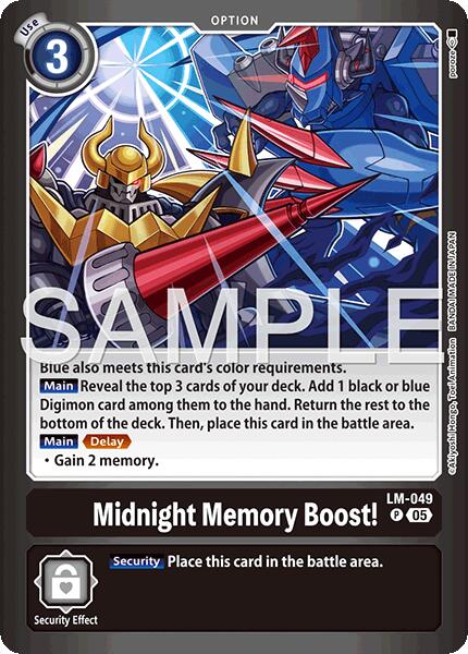 Midnight Memory Boost! [LM-049] (Limited Card Pack -Billion Bullet-) [Limited Card Pack -Billion Bullet-] | Clutch Gaming