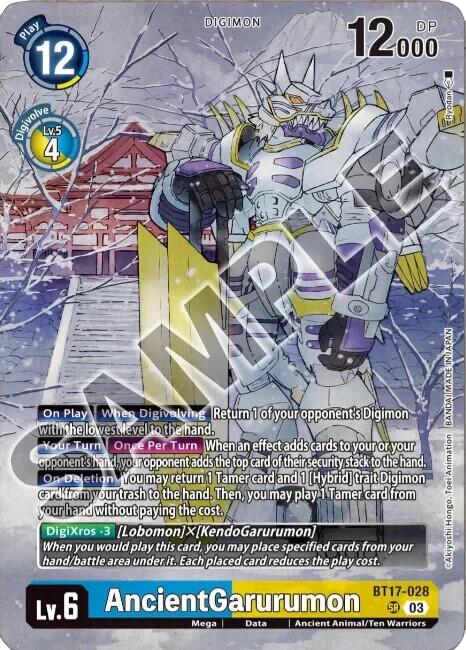 AncientGarurumon [BT17-028] (Tamer's Selection Box Ver. Championship 2024) [Secret Crisis] | Clutch Gaming