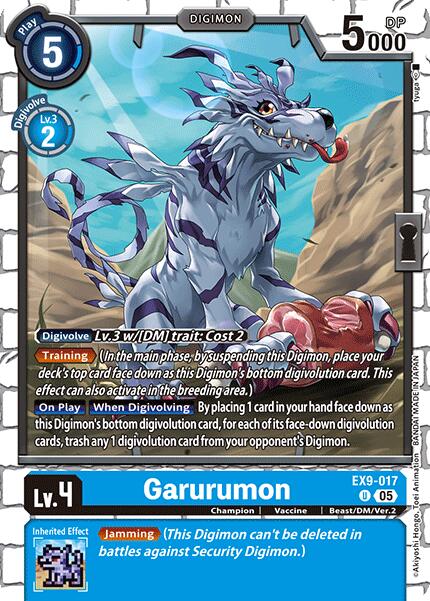 Garurumon [EX9-017] [Versus Monsters] | Clutch Gaming