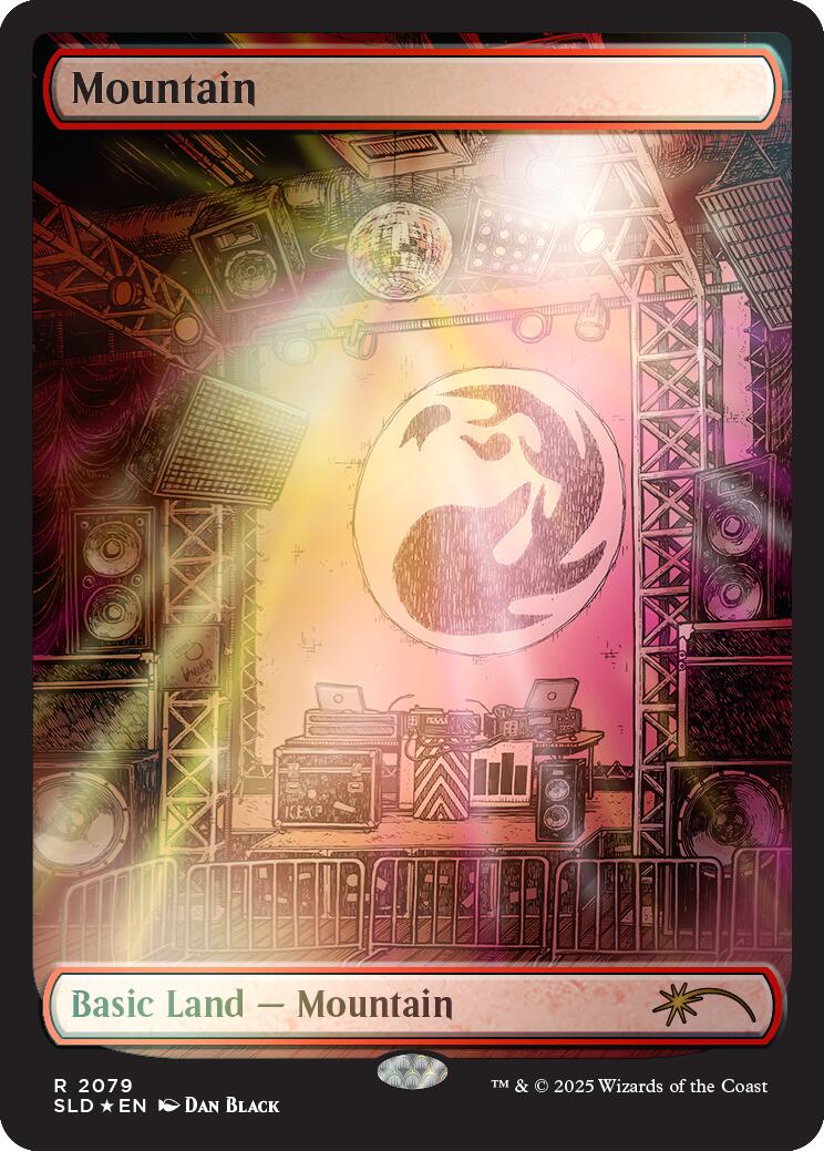 Mountain (2079) (Rainbow Foil) [Secret Lair Drop Series] | Clutch Gaming