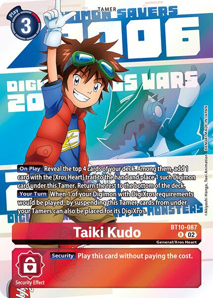 Taiki Kudo [BT10-087] (Digimon Animation Series 25th Anniversary Set) [Xros Encounter] | Clutch Gaming