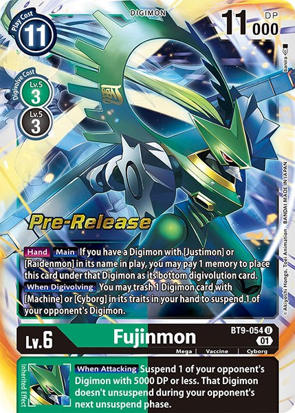 Fujinmon [BT9-054] [X Record Pre-Release Promos] | Clutch Gaming