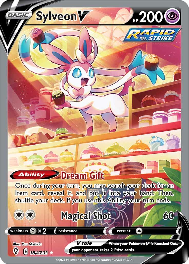 Sylveon V (184/203) [Sword & Shield: Evolving Skies] | Clutch Gaming