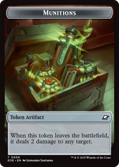 Robot // Munitions Double-Sided Token [Edge of Eternities Tokens] | Clutch Gaming