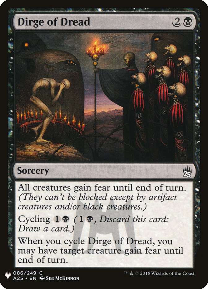 Dirge of Dread [Mystery Booster] | Clutch Gaming