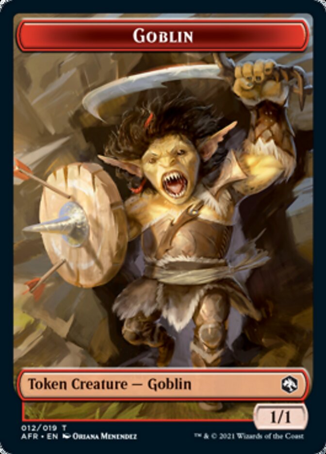 Dungeon of the Mad Mage // Goblin Double-Sided Token [Dungeons & Dragons: Adventures in the Forgotten Realms Tokens] | Clutch Gaming