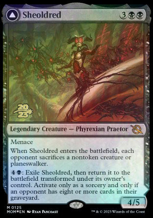 Sheoldred // The True Scriptures [March of the Machine Prerelease Promos] | Clutch Gaming