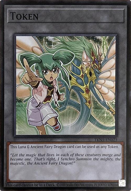 Token (Luna & Ancient Fairy Dragon) [TKN5-EN023] Super Rare | Clutch Gaming