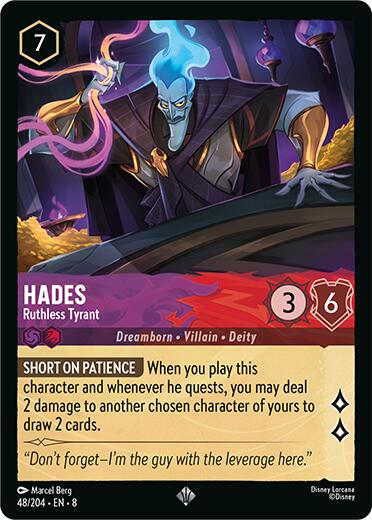 Hades - Ruthless Tyrant (48/204) [Reign of Jafar] | Clutch Gaming