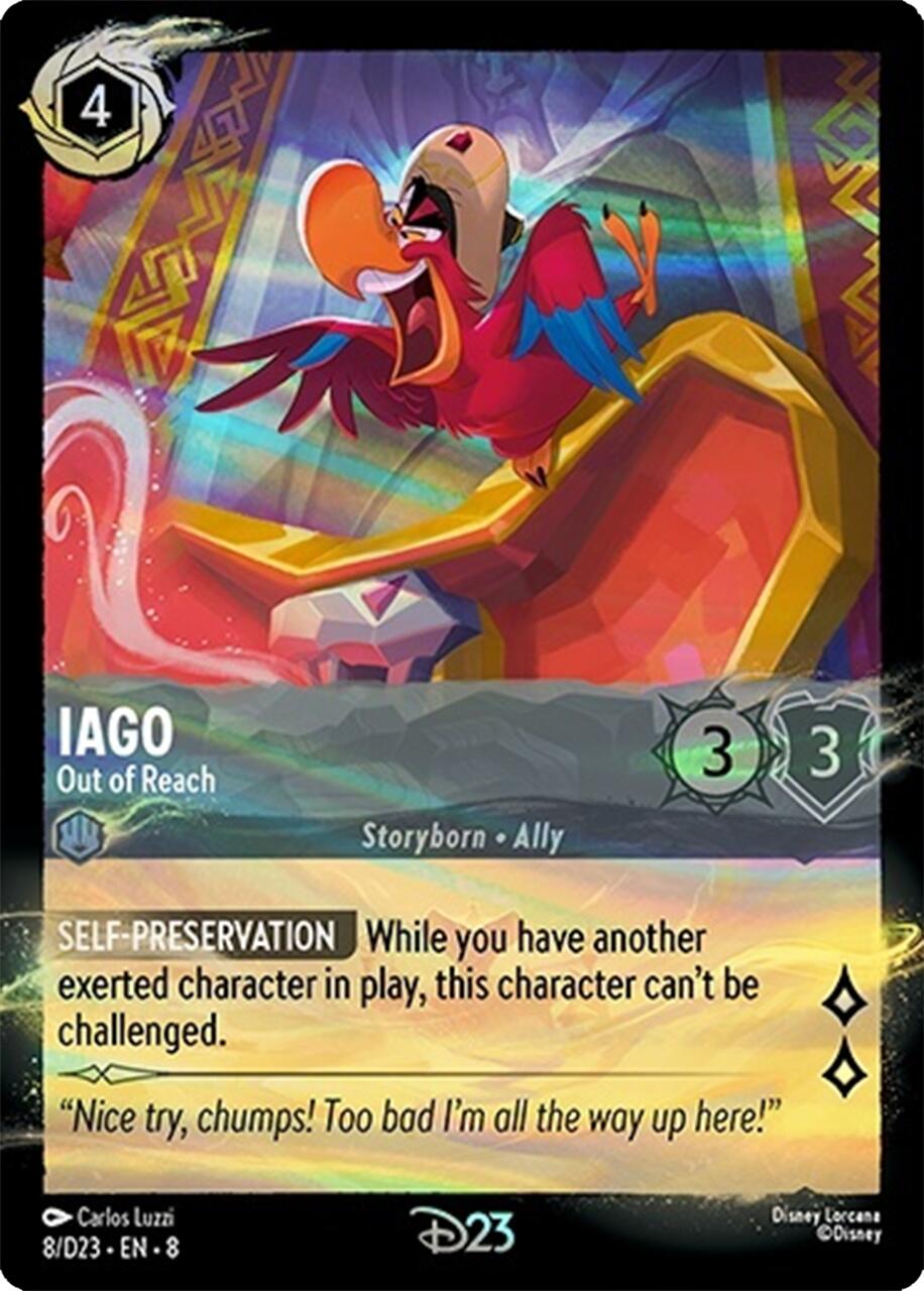 Iago - Out of Reach (8) [Promo Cards] | Clutch Gaming
