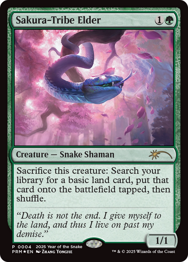 Sakura-Tribe Elder (Year of the Snake 2025) [Standard Showdown Promos] | Clutch Gaming