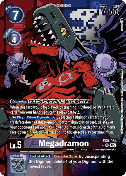 Megadramon [EX9-064] (Alternate Art) [Versus Monsters] | Clutch Gaming