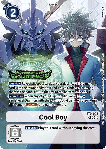 Cool Boy [BT9-092] (Evolution Cup 2025 Vol. 1) [X Record] | Clutch Gaming