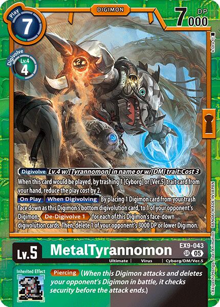 MetalTyrannomon [EX9-043] [Versus Monsters] | Clutch Gaming