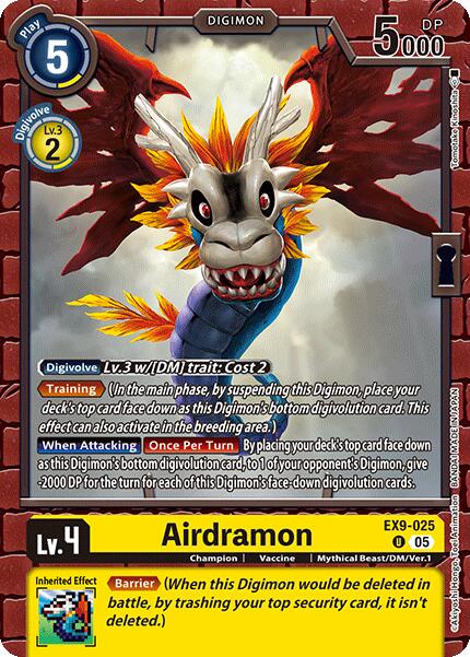 Airdramon [EX9-025] [Versus Monsters] | Clutch Gaming