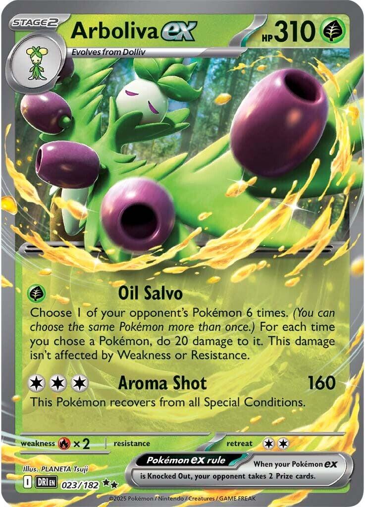 Arboliva ex (023/182) [Scarlet & Violet: Destined Rivals] | Clutch Gaming