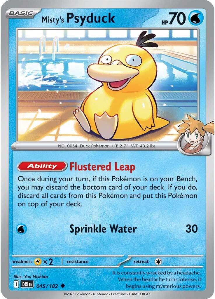 Misty's Psyduck (045/182) [Scarlet & Violet: Destined Rivals] | Clutch Gaming