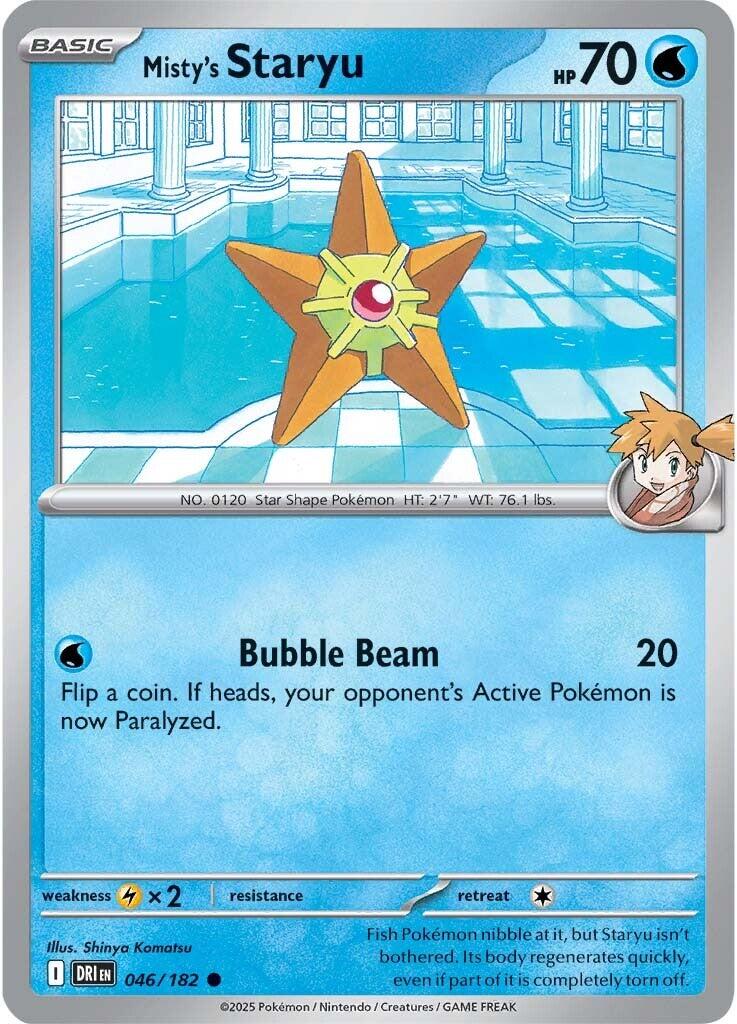 Misty's Staryu (046/182) [Scarlet & Violet: Destined Rivals] | Clutch Gaming