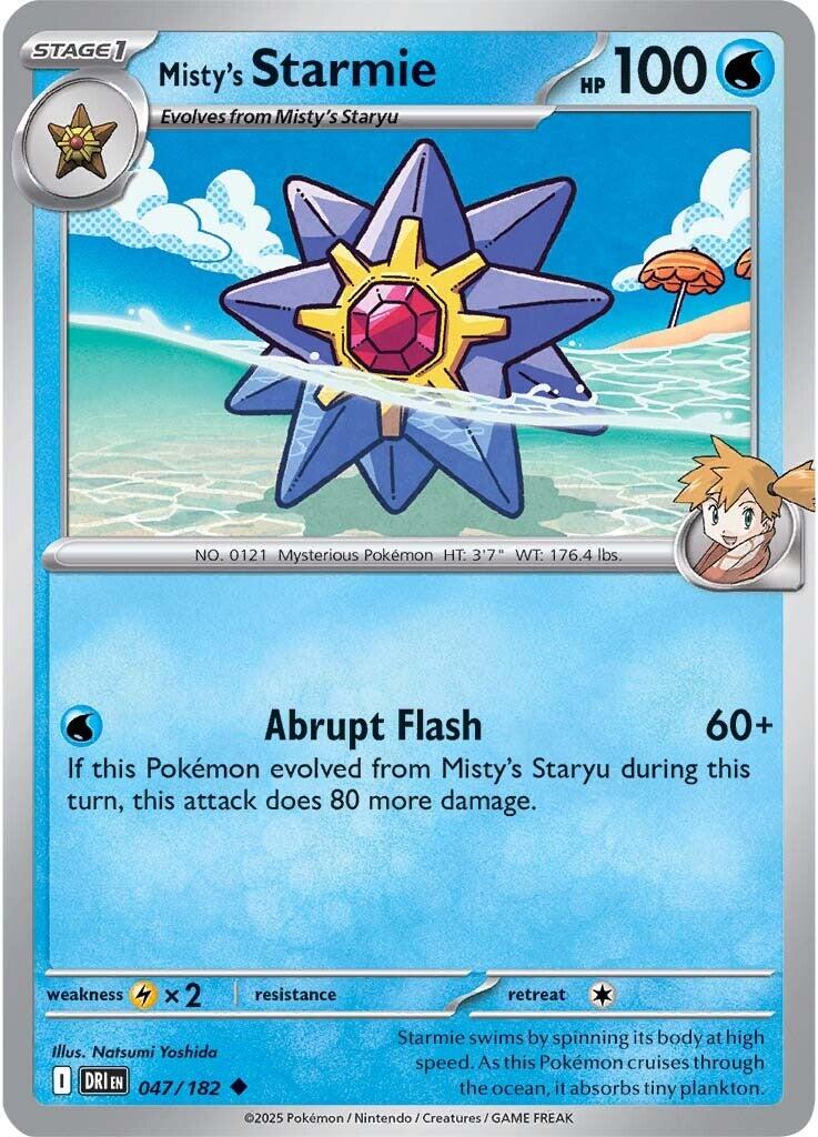 Misty's Starmie (047/182) [Scarlet & Violet: Destined Rivals] | Clutch Gaming