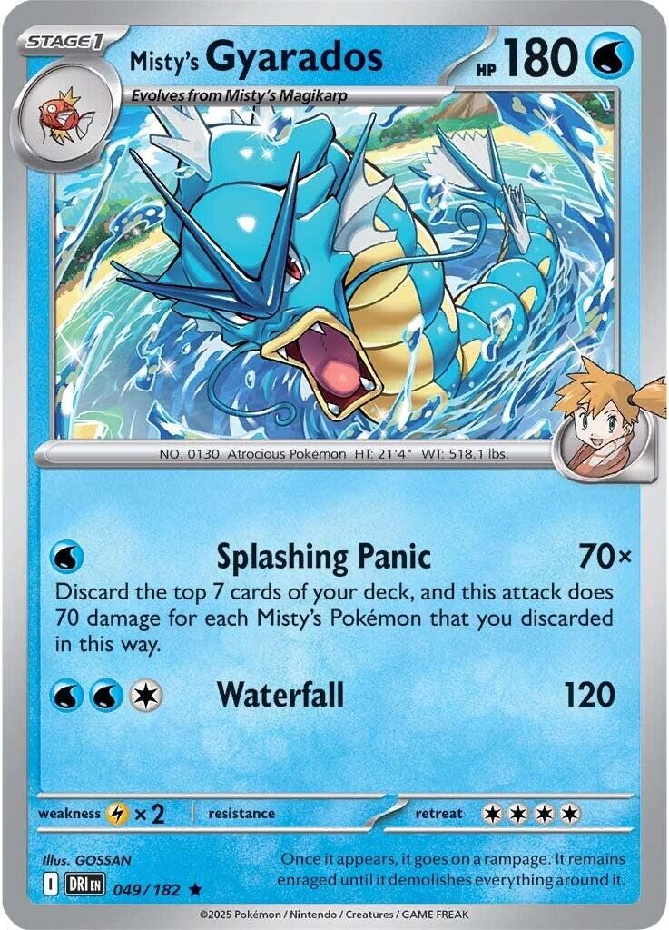 Misty's Gyarados (049/182) [Scarlet & Violet: Destined Rivals] | Clutch Gaming