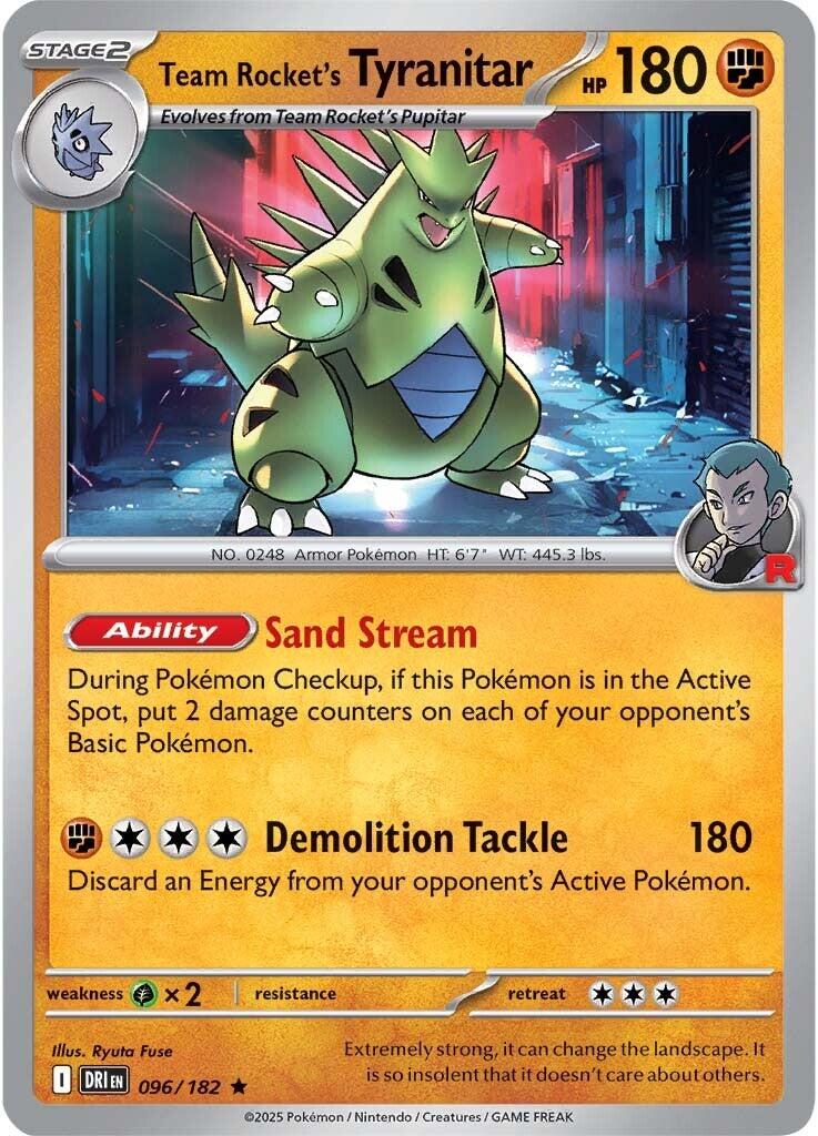 Team Rocket's Tyranitar (096/182) [Scarlet & Violet: Destined Rivals] | Clutch Gaming