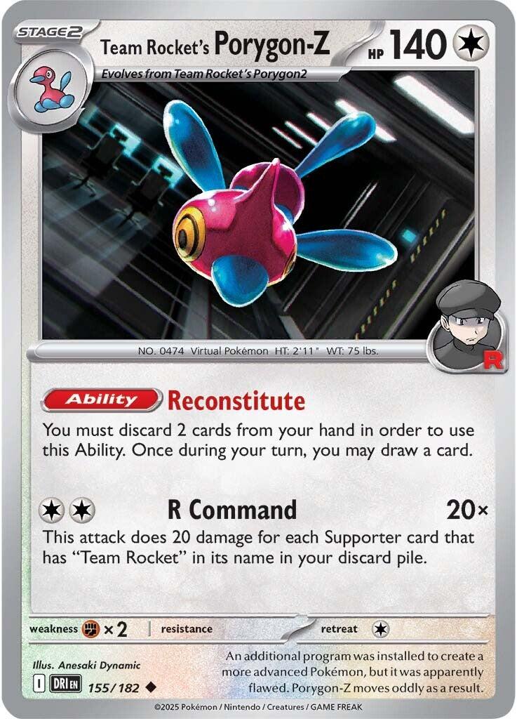 Team Rocket's Porygon-Z (155/182) [Scarlet & Violet: Destined Rivals] | Clutch Gaming