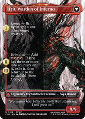Clive, Ifrit's Dominant // Ifrit, Warden of Inferno (Borderless) (0318) [FINAL FANTASY] | Clutch Gaming