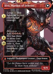 Clive, Ifrit's Dominant // Ifrit, Warden of Inferno (Borderless) (Surge Foil) [FINAL FANTASY] | Clutch Gaming