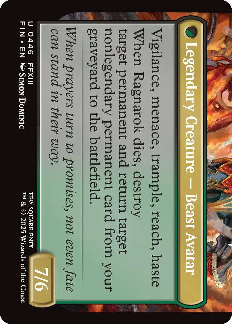 Fang, Fearless l'Cie (Extended Art) [FINAL FANTASY] | Clutch Gaming