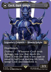 Cecil, Dark Knight // Cecil, Redeemed Paladin (Borderless) (Surge Foil) [FINAL FANTASY] | Clutch Gaming