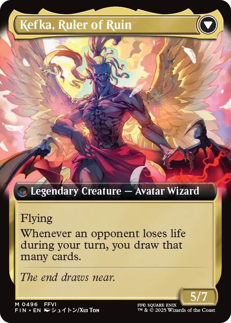 Kefka, Court Mage // Kefka, Ruler of Ruin (Extended Art) [FINAL FANTASY] | Clutch Gaming
