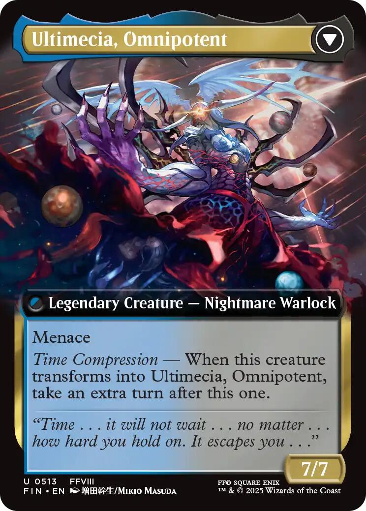 Ultimecia, Time Sorceress // Ultimecia, Omnipotent (Extended Art) [FINAL FANTASY] | Clutch Gaming