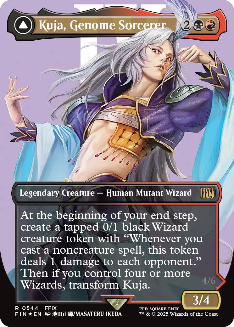 Kuja, Genome Sorcerer // Trance Kuja, Fate Defied (Borderless) (Surge Foil) [FINAL FANTASY] | Clutch Gaming