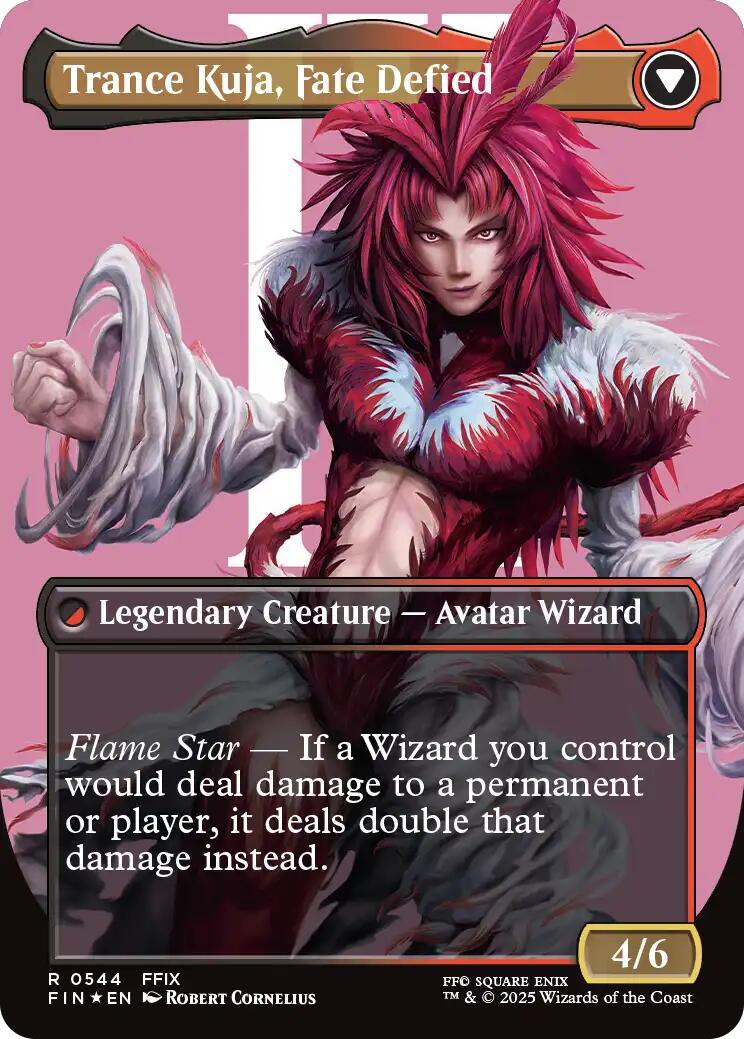 Kuja, Genome Sorcerer // Trance Kuja, Fate Defied (Borderless) (Surge Foil) [FINAL FANTASY] | Clutch Gaming