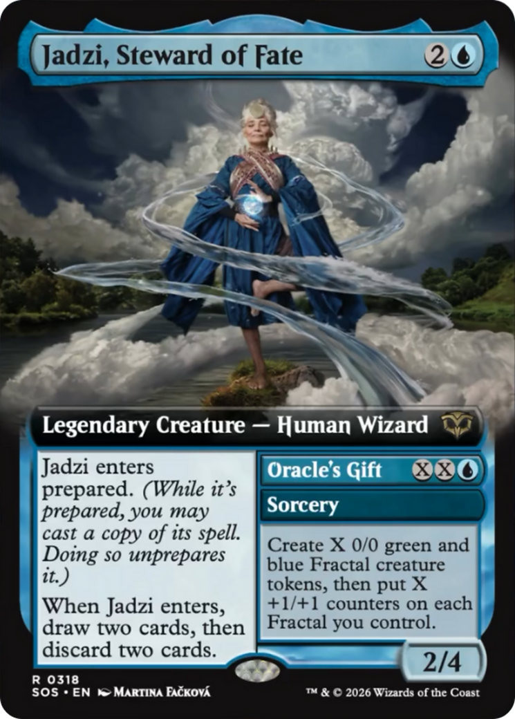 Jadzi, Steward of Fate (Extended Art) [Secrets of Strixhaven] | Clutch Gaming