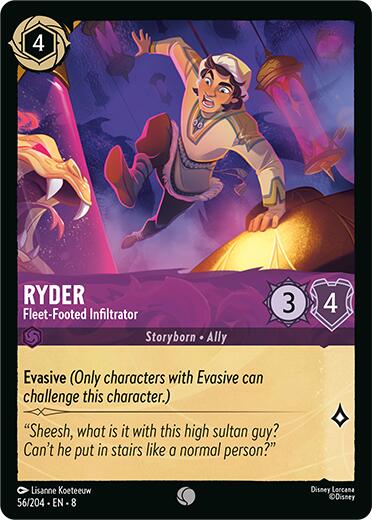 Ryder - Fleet-Footed Infiltrator (56/204) [Reign of Jafar] | Clutch Gaming