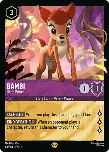 Bambi - Little Prince (63/204) [Reign of Jafar] | Clutch Gaming