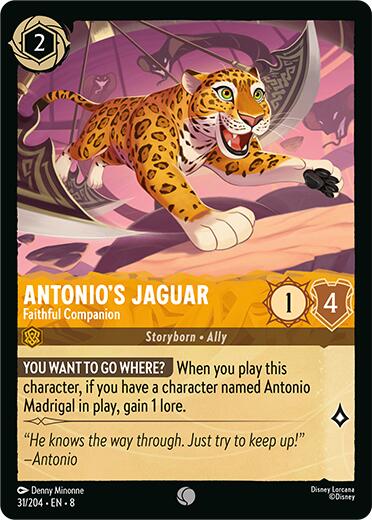 Antonio's Jaguar - Faithful Companion (31/204) [Reign of Jafar] | Clutch Gaming
