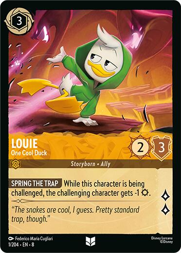 Louie - One Cool Duck (1/204) [Reign of Jafar] | Clutch Gaming