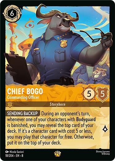 Chief Bogo - Commanding Officer (18/204) [Reign of Jafar] | Clutch Gaming