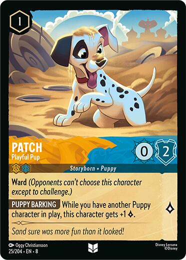 Patch - Playful Pup (25/204) [Reign of Jafar] | Clutch Gaming