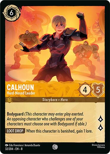 Calhoun - Hard-Nosed Leader (32/204) [Reign of Jafar] | Clutch Gaming