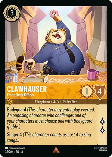 Clawhauser - Front Desk Officer (35/204) [Reign of Jafar] | Clutch Gaming