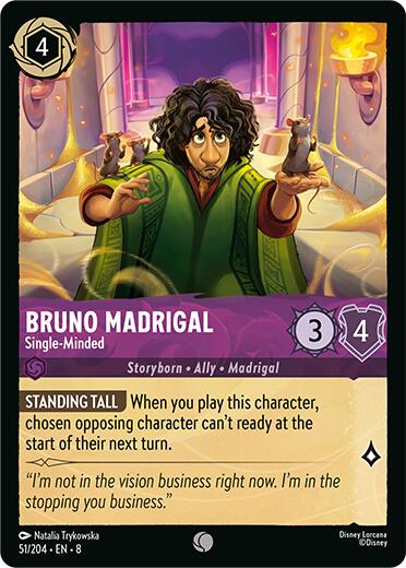 Bruno Madrigal - Single-Minded (51/204) [Reign of Jafar] | Clutch Gaming