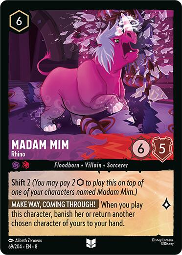 Madam Mim - Rhino (69/204) [Reign of Jafar] | Clutch Gaming