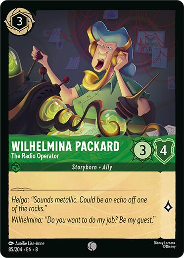 Wilhelmina Packard - The Radio Operator (85/204) [Reign of Jafar] | Clutch Gaming