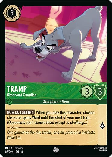 Tramp -Observant Guardian (87/204) [Reign of Jafar] | Clutch Gaming