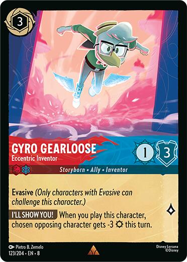 Gyro Gearloose - Eccentric Inventor (123/204) [Reign of Jafar] | Clutch Gaming