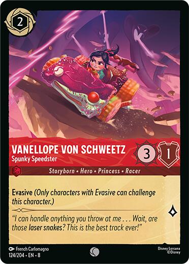 Vanellope Von Schweetz - Spunky Speedster (124/204) [Reign of Jafar] | Clutch Gaming