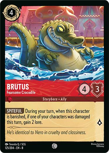 Brutus - Fearsome Crocodile (125/204) [Reign of Jafar] | Clutch Gaming